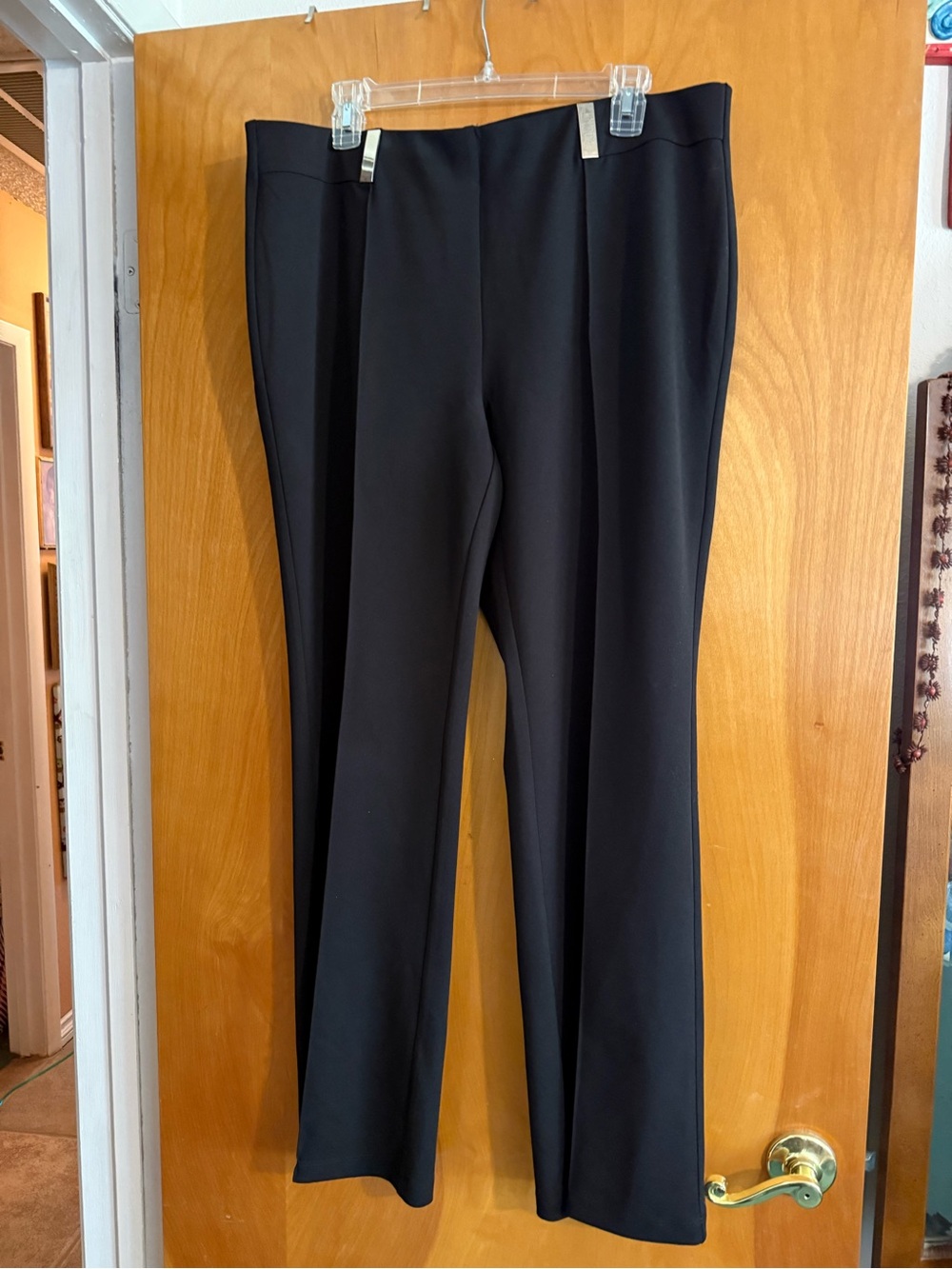New York & Company Black Straight-Leg Women's Dress Pants